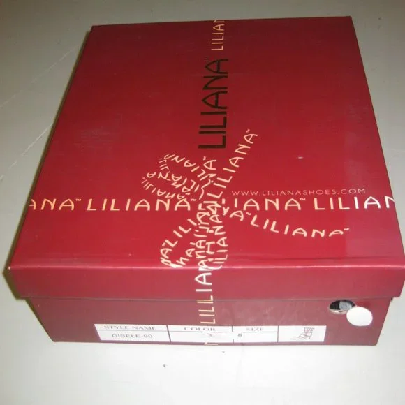 Liliana Black Calf-High Pointy Toe Open Back Caged Heel Gisele-90 Size 8 NIB - Picture 6 of 7